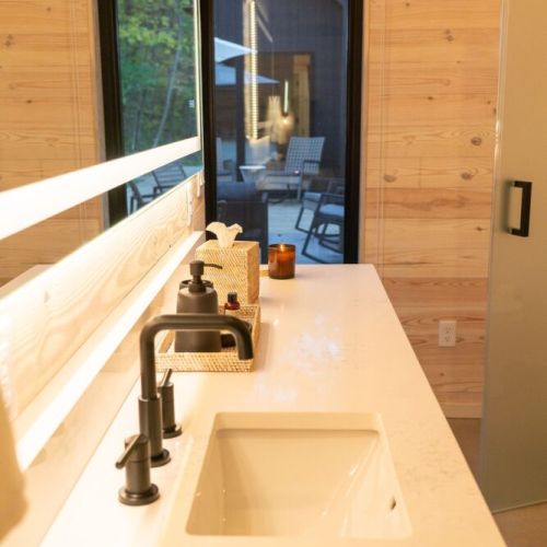 LED lighted bathroom mirror provides you with a clear, crisp and flawless reflection. Truly functional art, this LED front-lit mirror provides task-specific dimmable daylight illumination for your cosmetic, hygiene and dressing needs. Features built