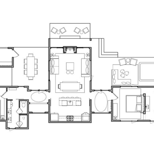 Floor plan for Villa Rock